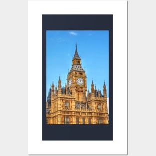 Big Ben, Elizabeth Tower, London, UK Posters and Art